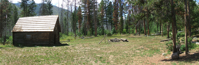 Panorama thumbnail Forty Four Creek Cabin